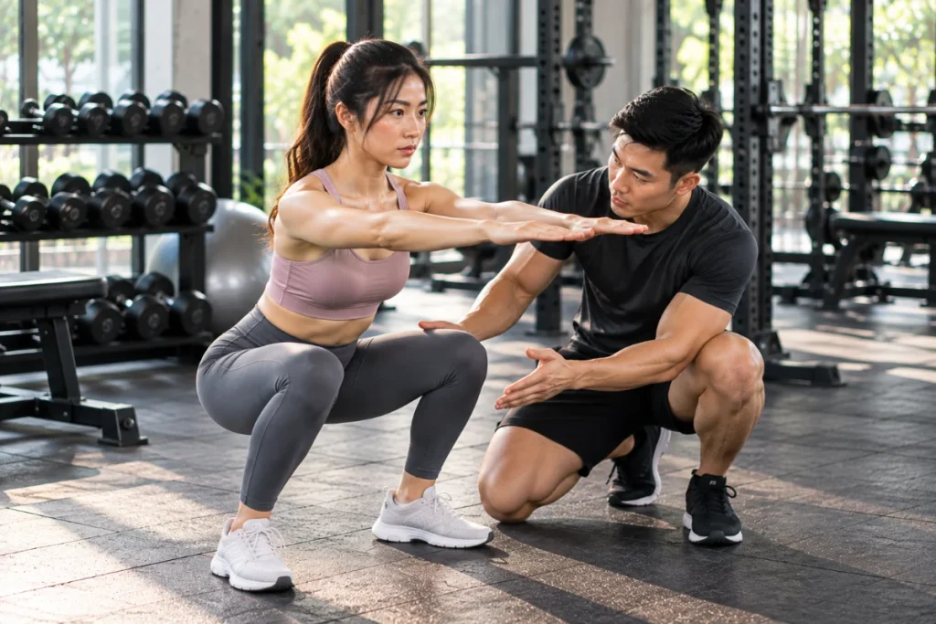Người mới tập gym